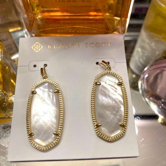 Kendra Scott Gold and Iridescent Earrings - Picture 4 of 5
